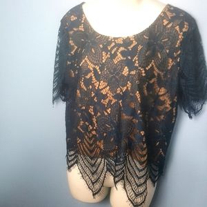 Bluegreen Express lace top